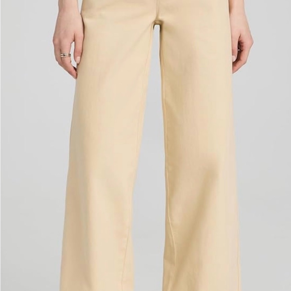 Vince Women's Washed Twill Wide Leg Pants NWT Size 10 - Picture 2 of 9